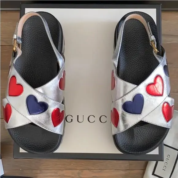 Gucci shoes - GUCCI 474534 - Silver 11