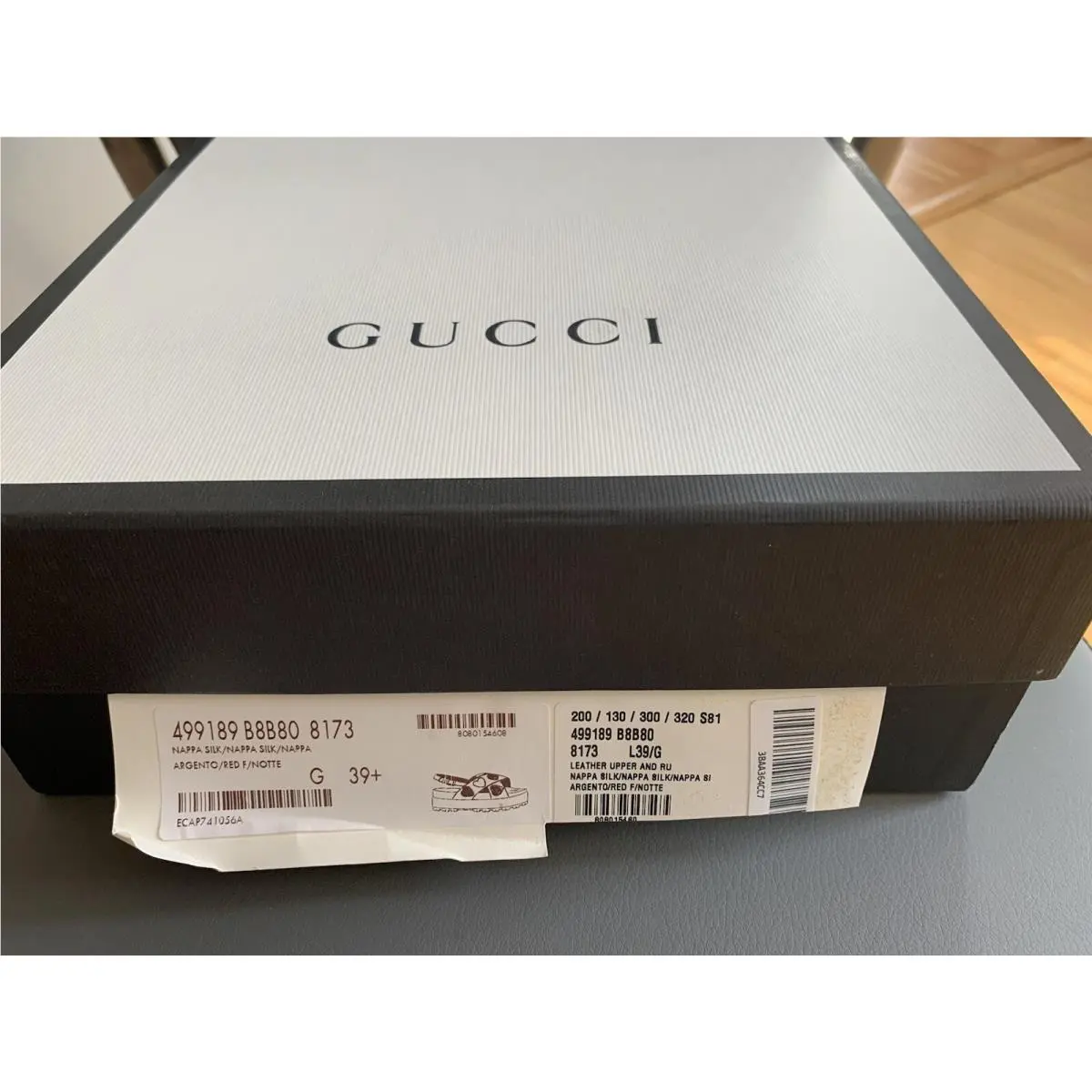 Gucci shoes - GUCCI 474534 - Silver 13
