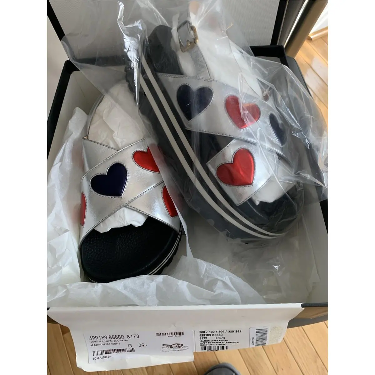 Gucci shoes - GUCCI 474534 - Silver 14