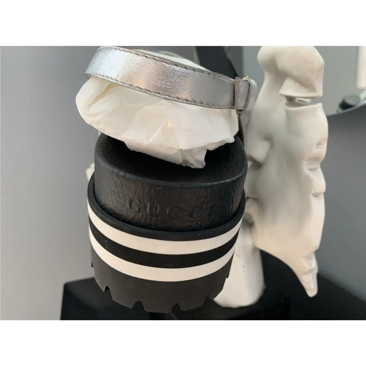 Gucci shoes - GUCCI 474534 - Silver 17