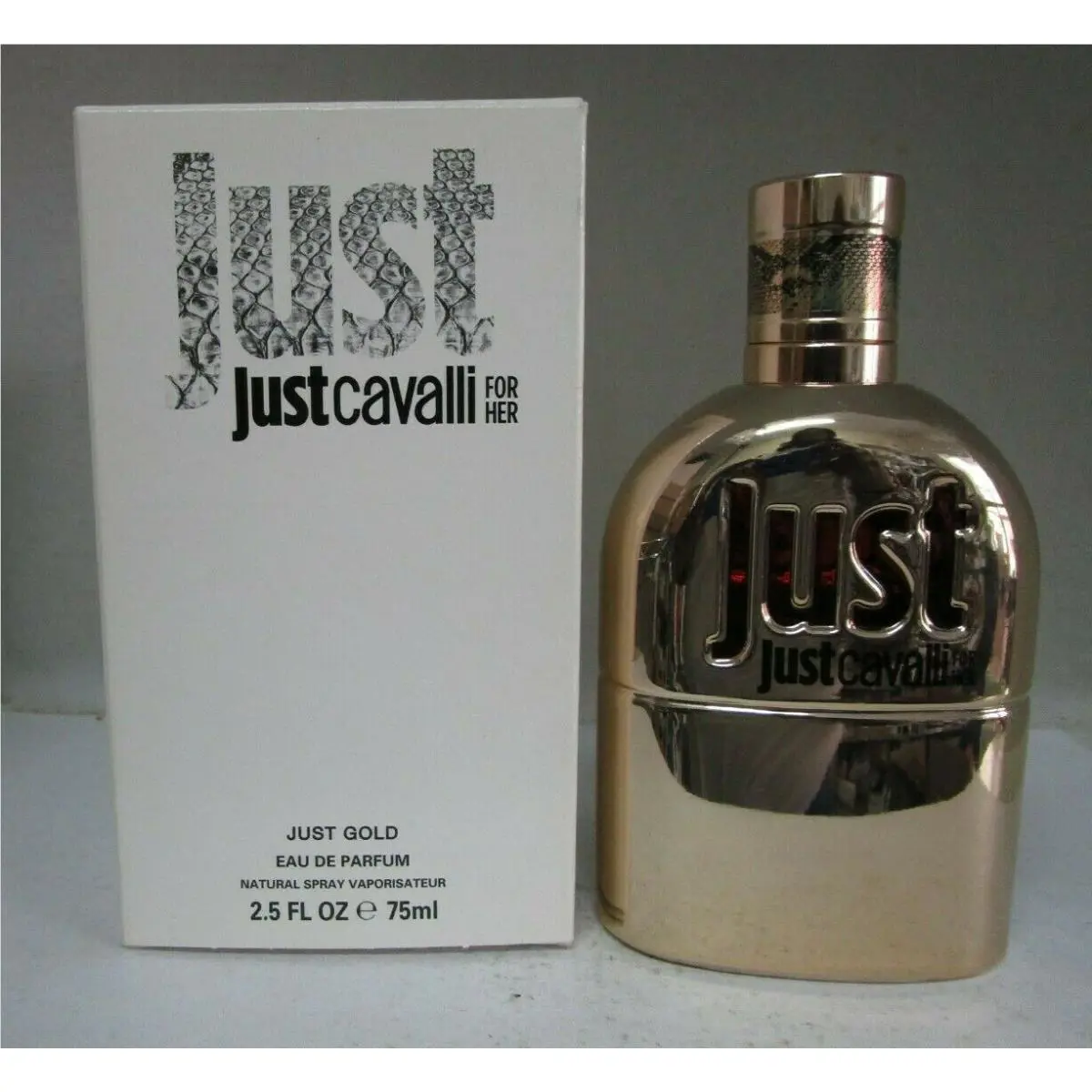 Just Cavalli For Her Just Gold 2.5 oz Eau DE Parfum Spray TT Women