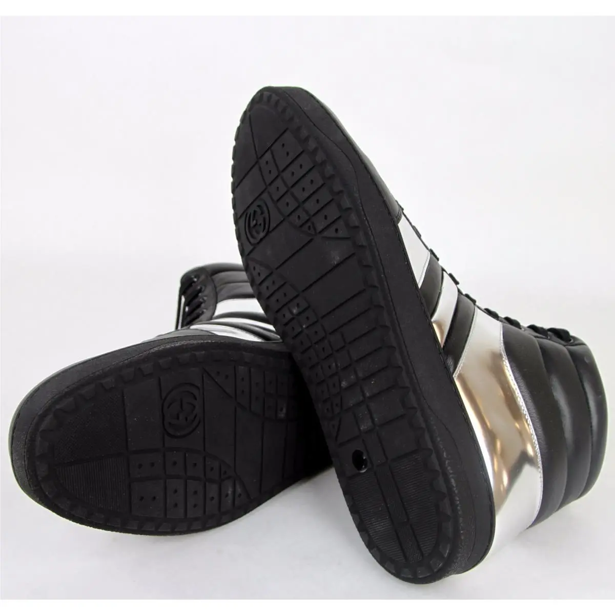 Gucci shoes - 368494 - 368494 - White Gold/Black Silver, /: White/Gold 9068 27
