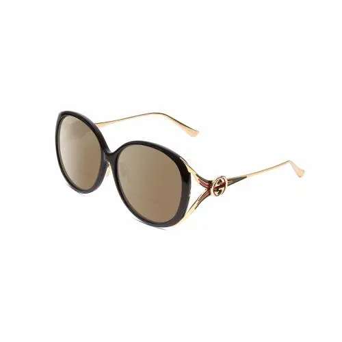 GG0226SK Womens Polarized Bifocal Sunglasses in Black/gold 60mm 41 Options Brown by Gucci
