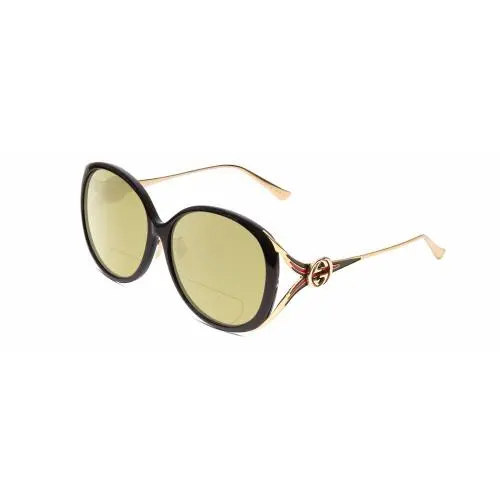 GG0226SK Womens Polarized Bifocal Sunglasses in Black/gold 60mm 41 Options Yellow by Gucci