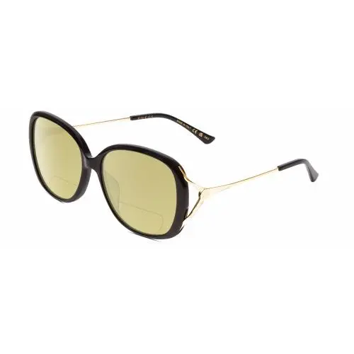 GG0649SK Womens Polarized Bifocal Sunglasses in Black/gold 58mm 41 Options Yellow by Gucci