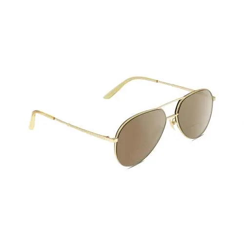 GG0356S Unisex Pilot Polarize Bifocal Sunglasses Gold Yellow 59mm 41 Opt Brown by Gucci