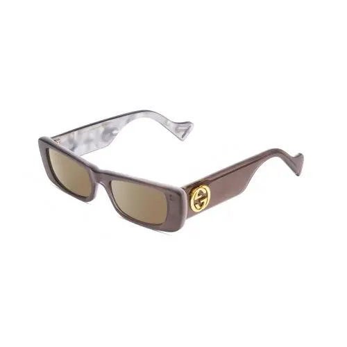 GG0516S Womens Polarized Sunglasses Grey Marble White Pearl 52mm 4 Options Amber Brown Polar by Gucci