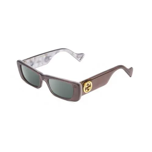 GG0516S Womens Polarized Sunglasses Grey Marble White Pearl 52mm 4 Options Smoke Grey Polar by Gucci