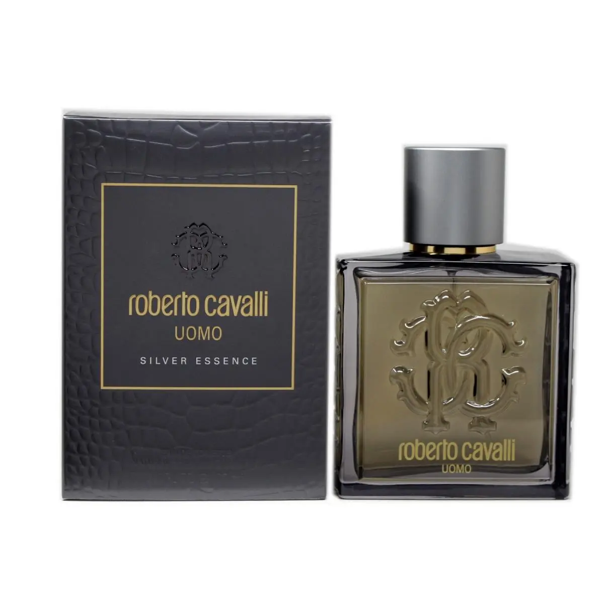 Roberto Cavalli Uomo Silver Essence Eau DE Toilette Spray 100 ML/3.4 Fl.oz