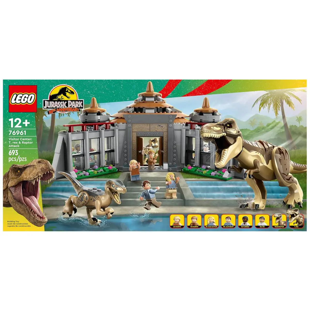 Lego 76961 - Jurassic Park - Vistor Center Raptor Attack World