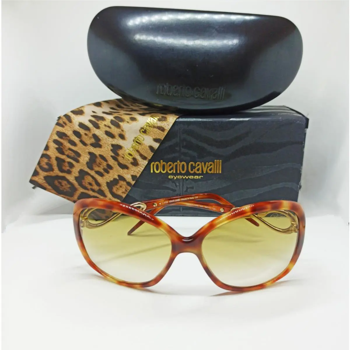 Roberto Cavalli Sunglasses Gardenia RC 520S 53F Light Tortoise Gradient