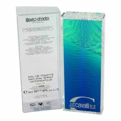 Just Cavali Blue by Roberto Cavalli Edt Spray Men 2 oz 60 ml