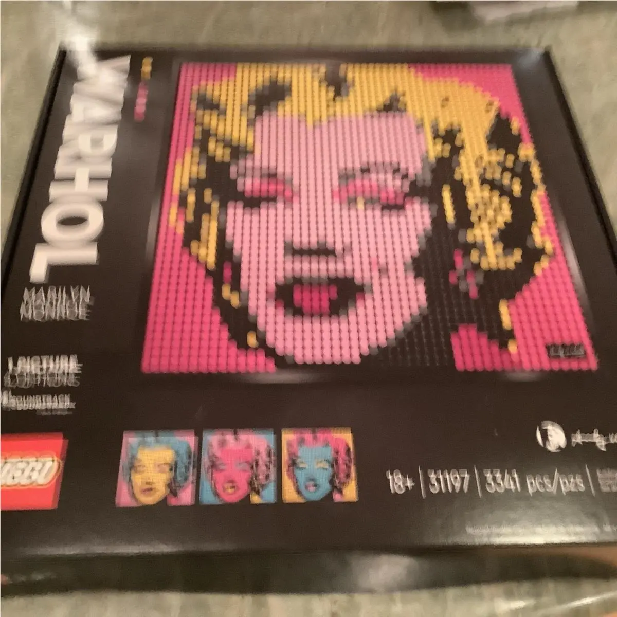 Lego Art: Andy Warhol`s Marilyn Monroe 31197