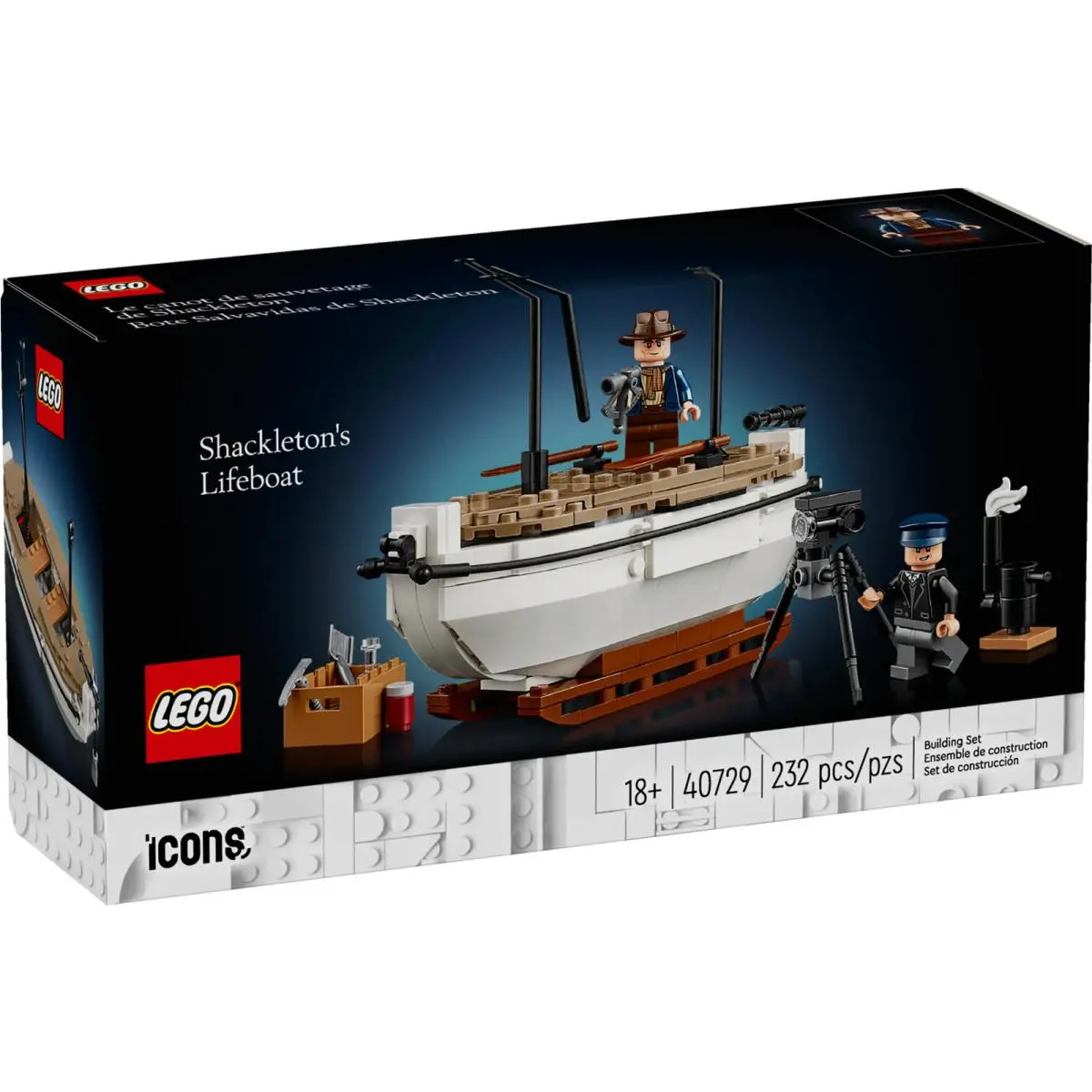 Lego Icons Gwp 40729 Shackleton`s Lifeboat