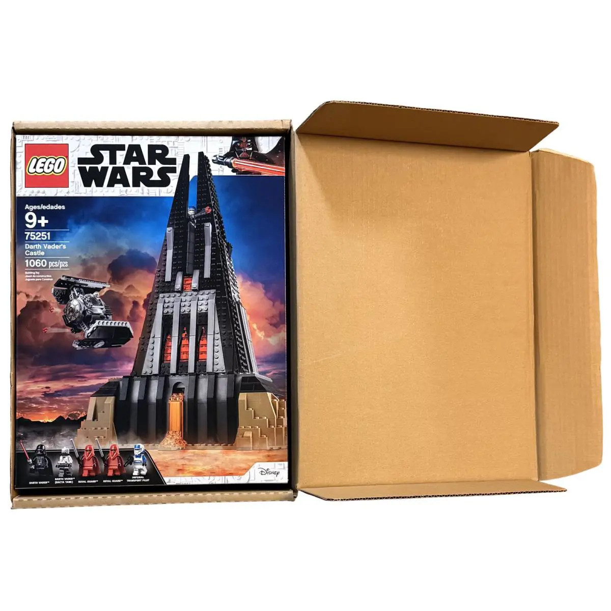 Retired in Lego Box Lego Star Wars Darth Vader`s Castle 75251