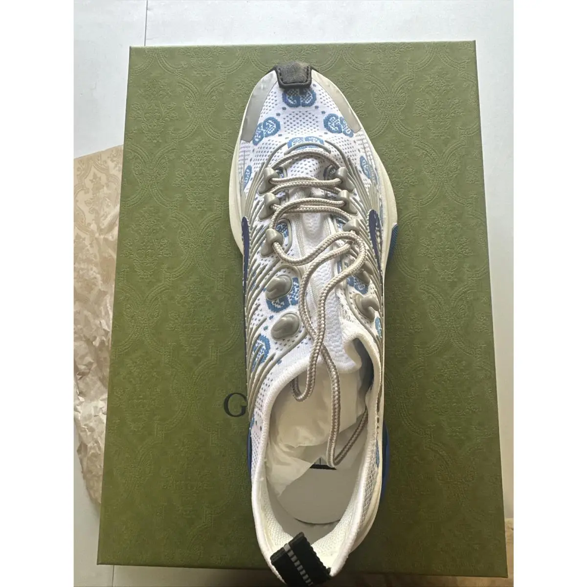 Gucci shoes - Gucci Run - Run - 680900 USN10 - Blue 12