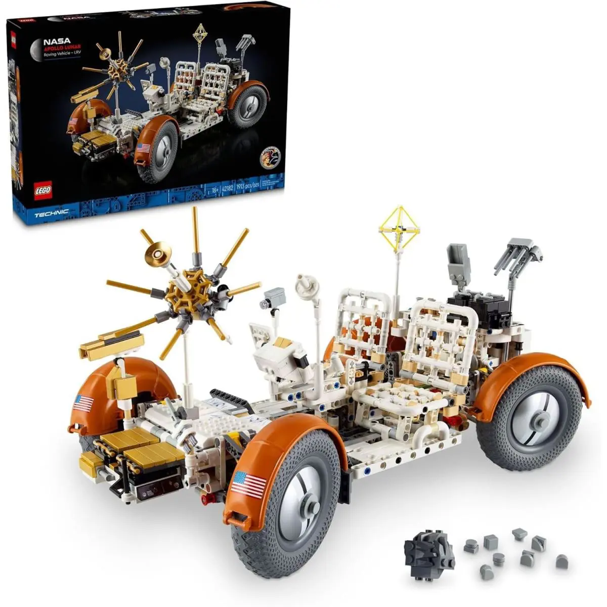 Lego 42182 Technic Nasa Apollo Lunar Roving Vehicle Lrv Building Set