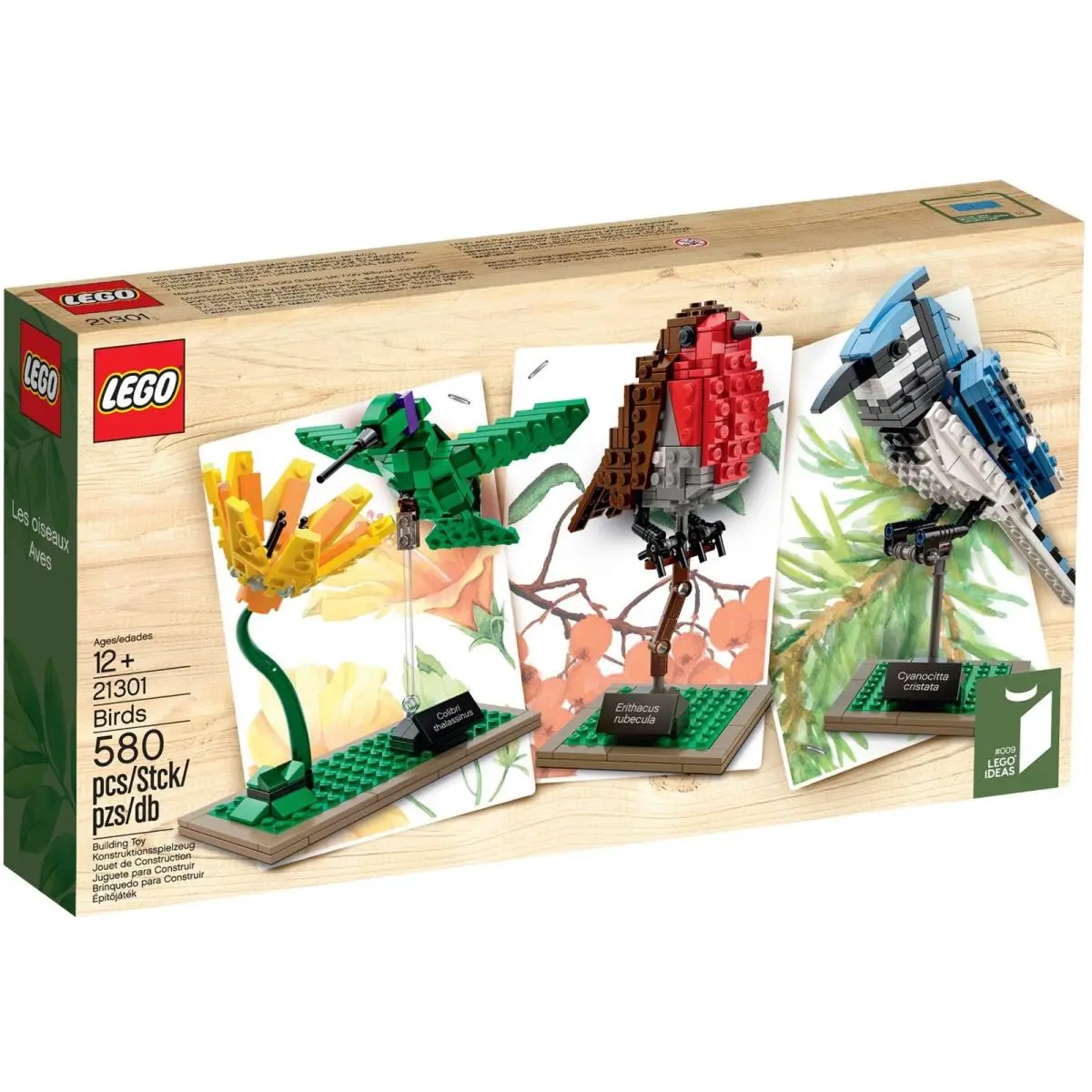 Lego Ideas 21301 Birds Blue Jay Robin Hummingbird Retired Limited Edition
