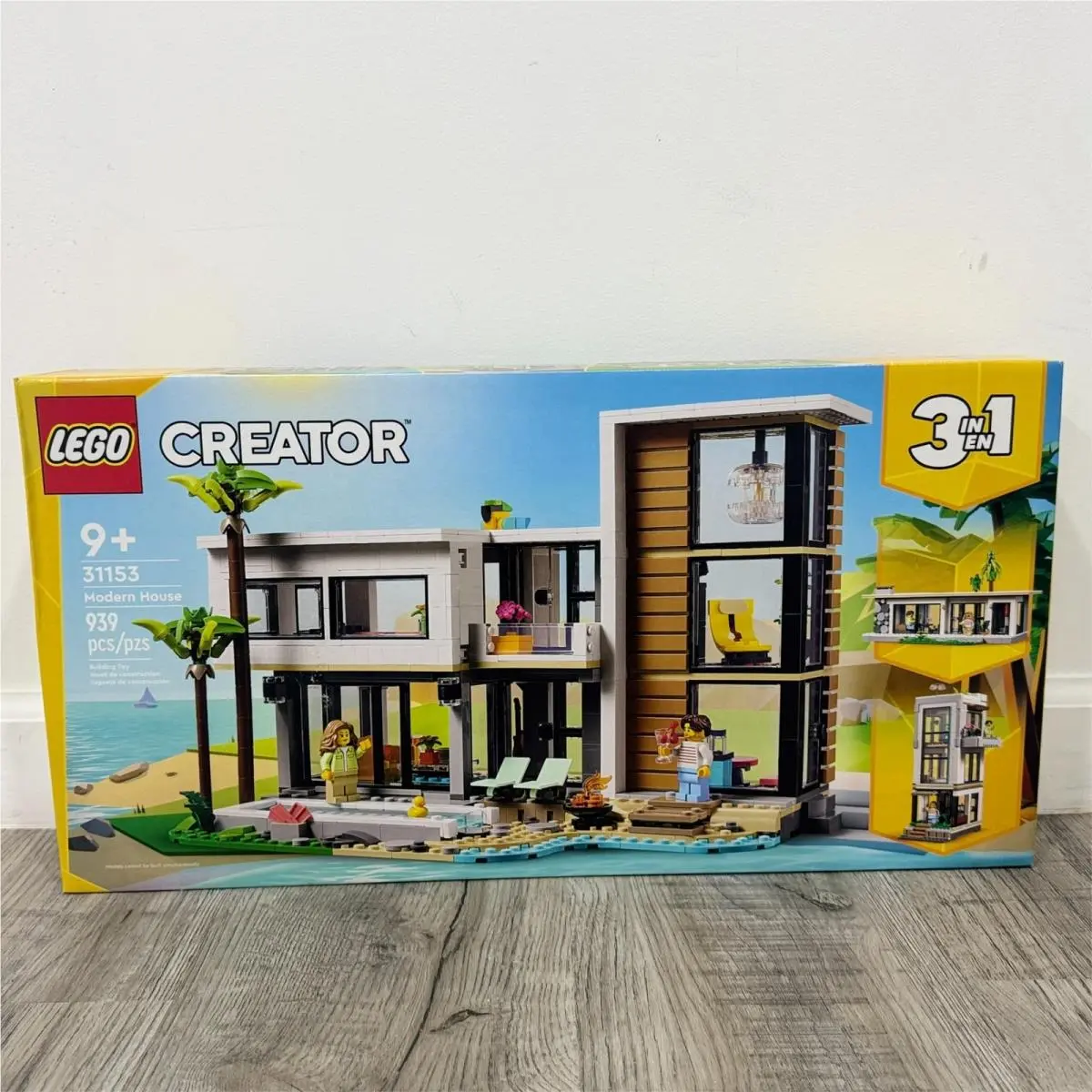 Lego Creator 3in1 Modern House 31153 Custom Modular Toy Building Set