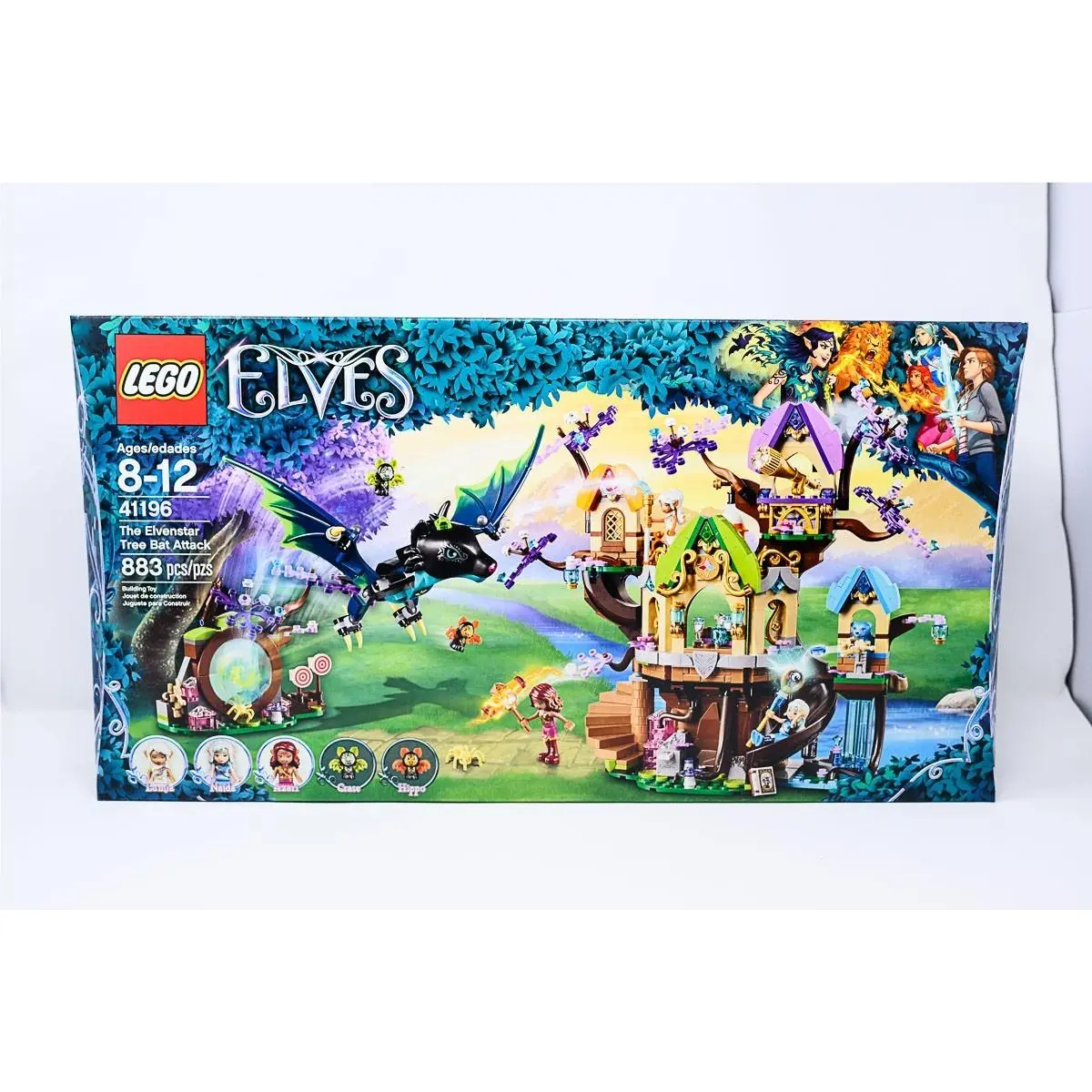 Lego Elves 41196 The Elvenstar Tree Bat Attack Retired Gift