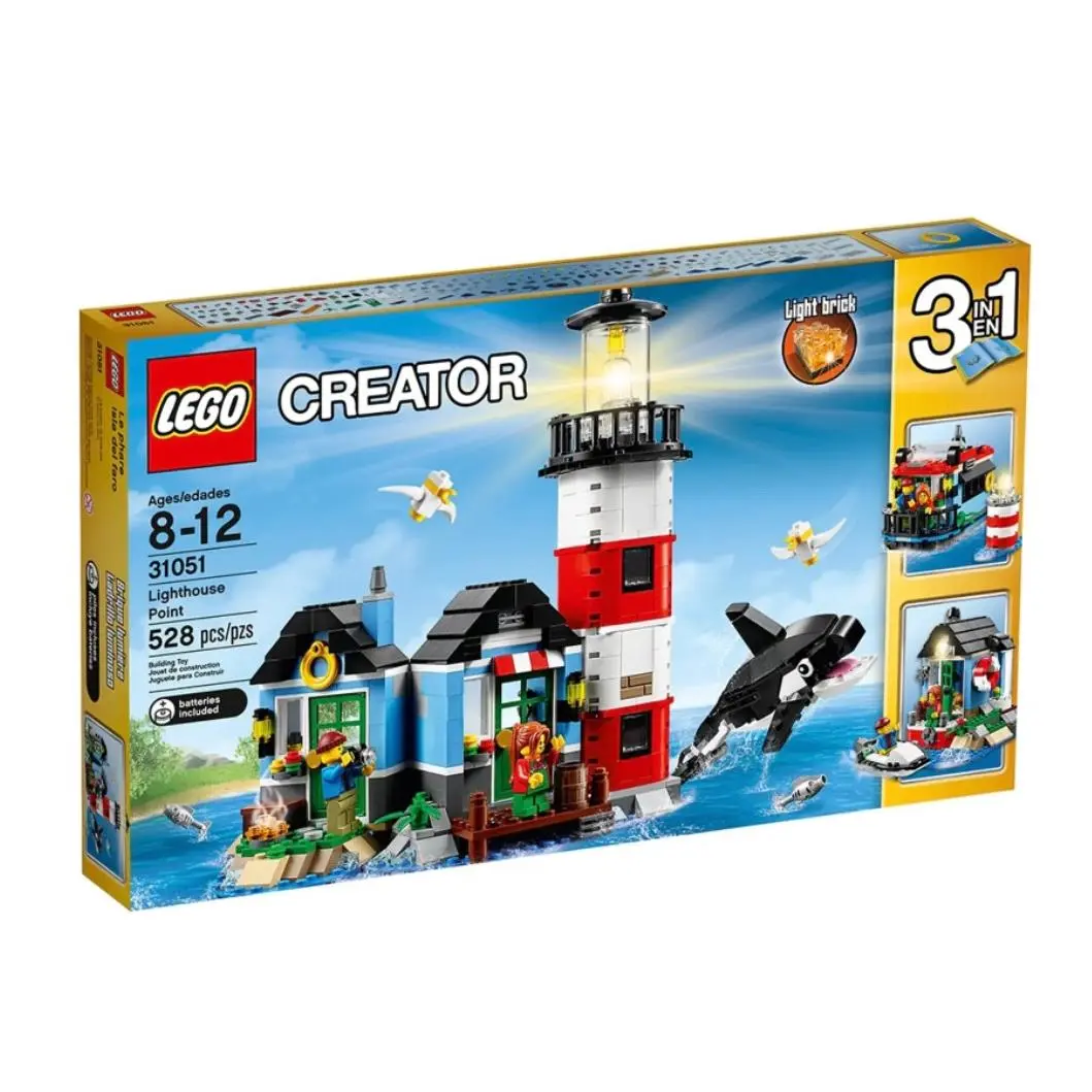 Lego 31051 Creator 3-in-1 Lighthouse Point 528 Pcs Retired E2-94