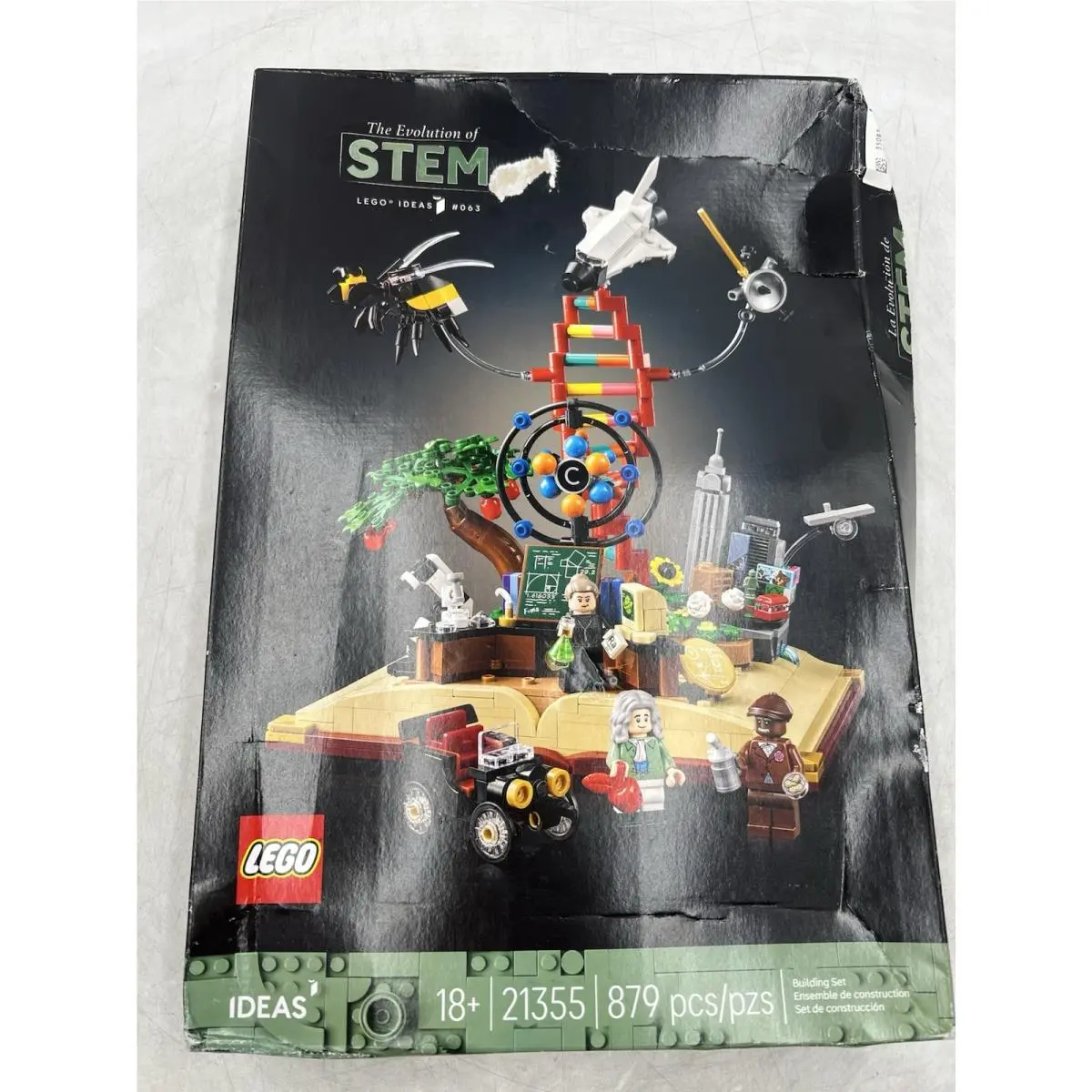 Lego Ideas 063 The Evolution Of Stem 21355 879 Pcs