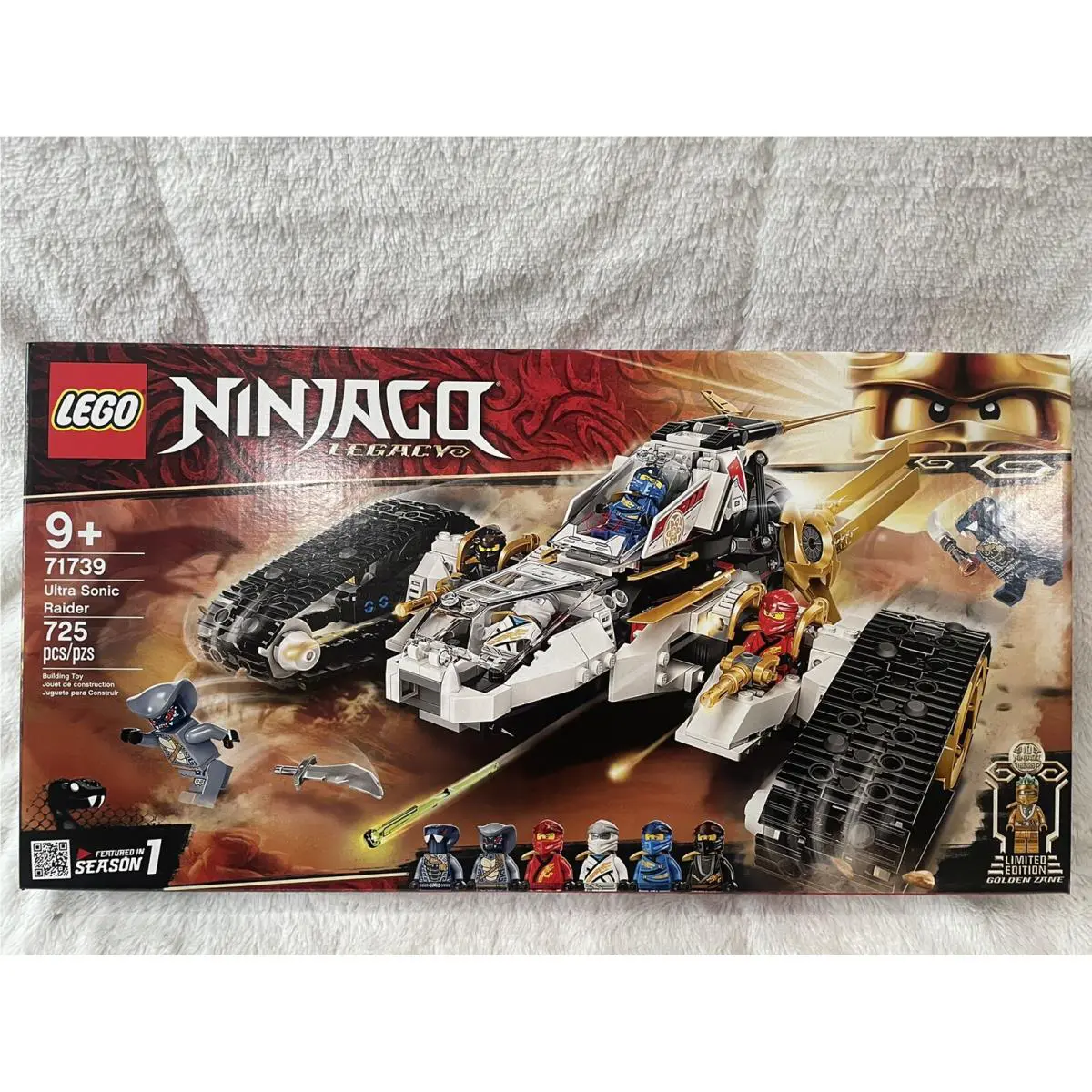Lego Ninjago Legacy Ultra Sonic Raider 71739 Building Kit 725 Pieces