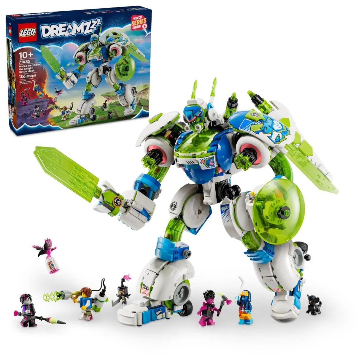 Lego Dreamzzz Mateo and Z-blob The Knight Battle Mech Building Toys Set