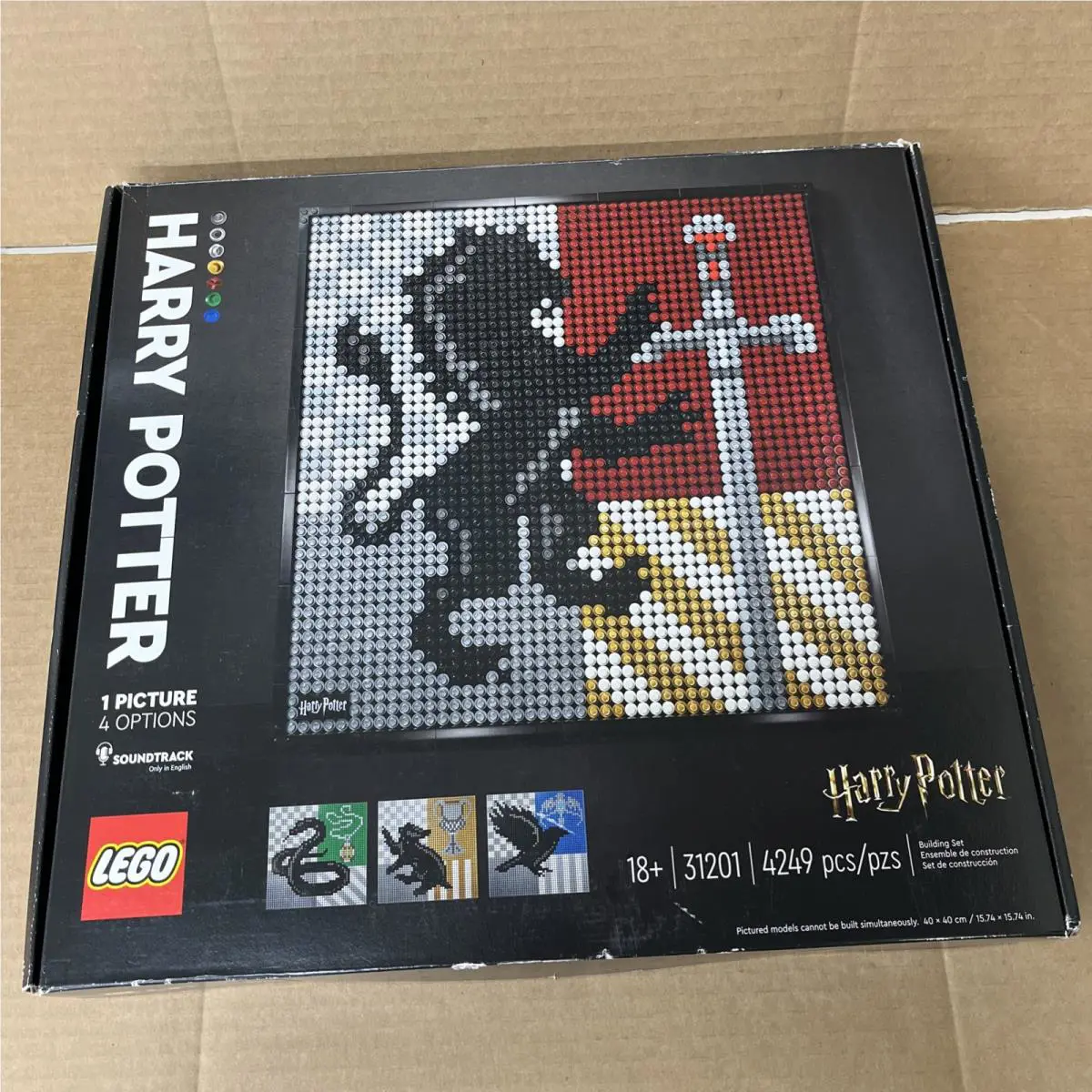 Lego Art: Harry Potter Hogwarts Crests 31201