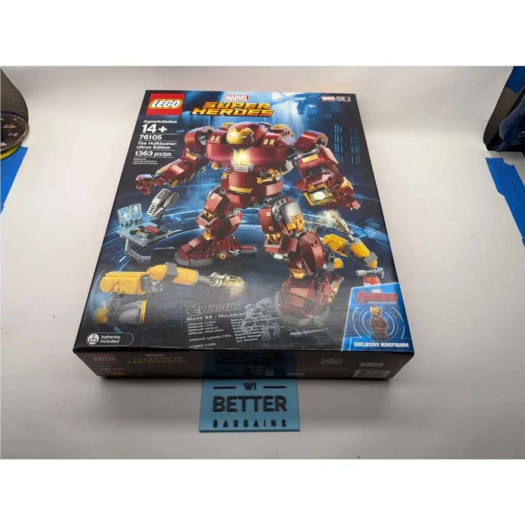 Lego 76105 Marvel Super Heroes The Hulkbuster Ultron Edition 1363pcs New/sealed