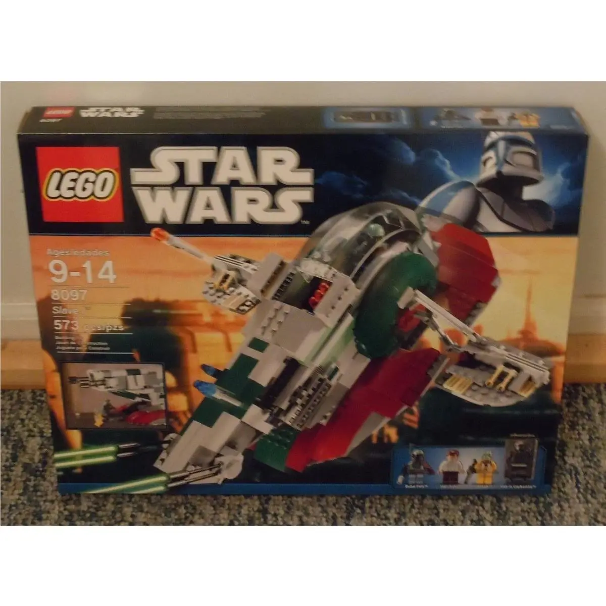 Lego Star Wars Slave I Set 8097 Boba Fett Bossk Han Solo Minifigs