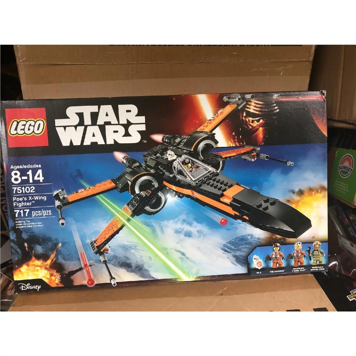 Lego Star Wars Poe`s X-wing Fighter 75102 The Force Awakens Dented Box