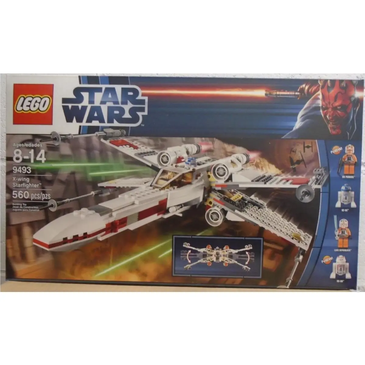 Lego Star Wars 9493 X-wing Starfighter Luke Skywalker Jek Porkins R2-D2