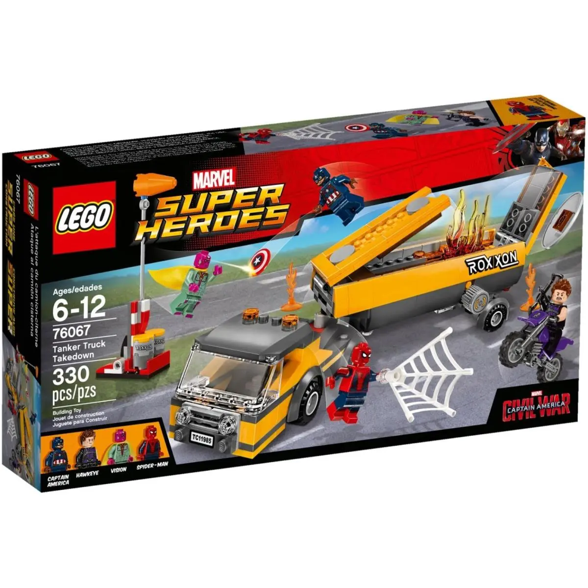 Lego Marvel Super Heroes 76067 Tanker Truck Takedown Building Set