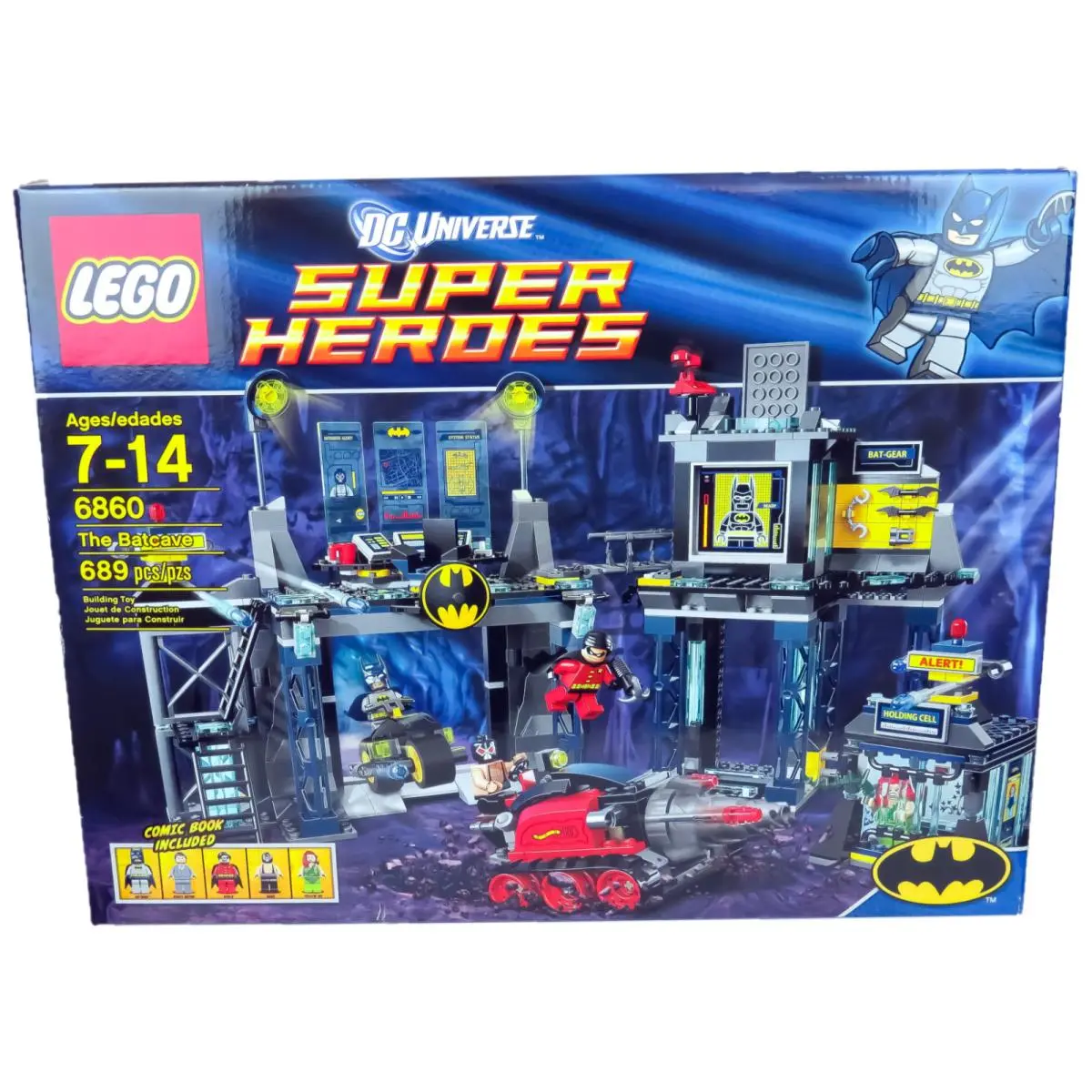 Lego 6860 The Batcave 689 Pieces 5 Minifig`s Batman SH0025 Poison Ivy Bane Bnisb
