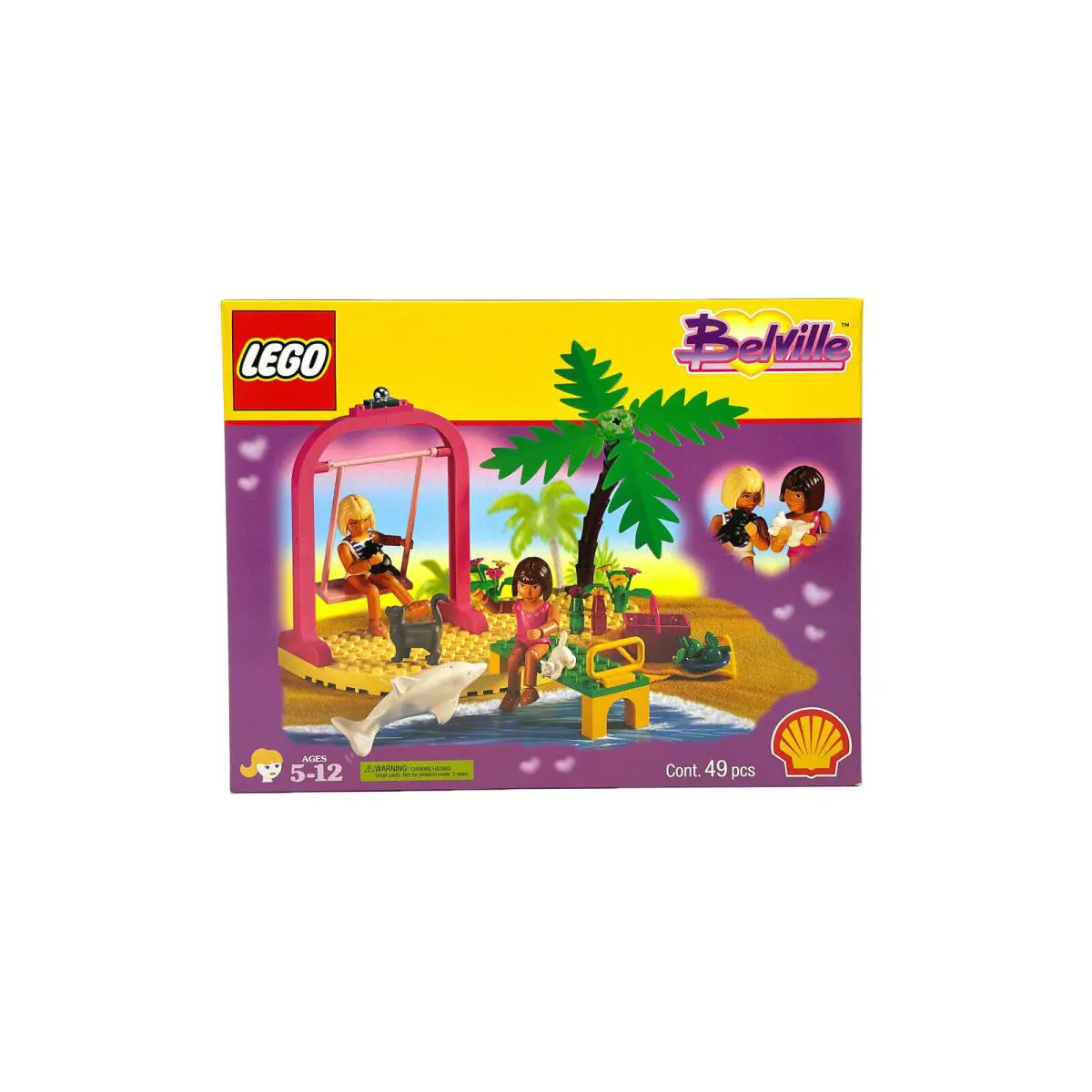 Lego Belville: Belville Swing Set 2555 Vintage Shell Promo