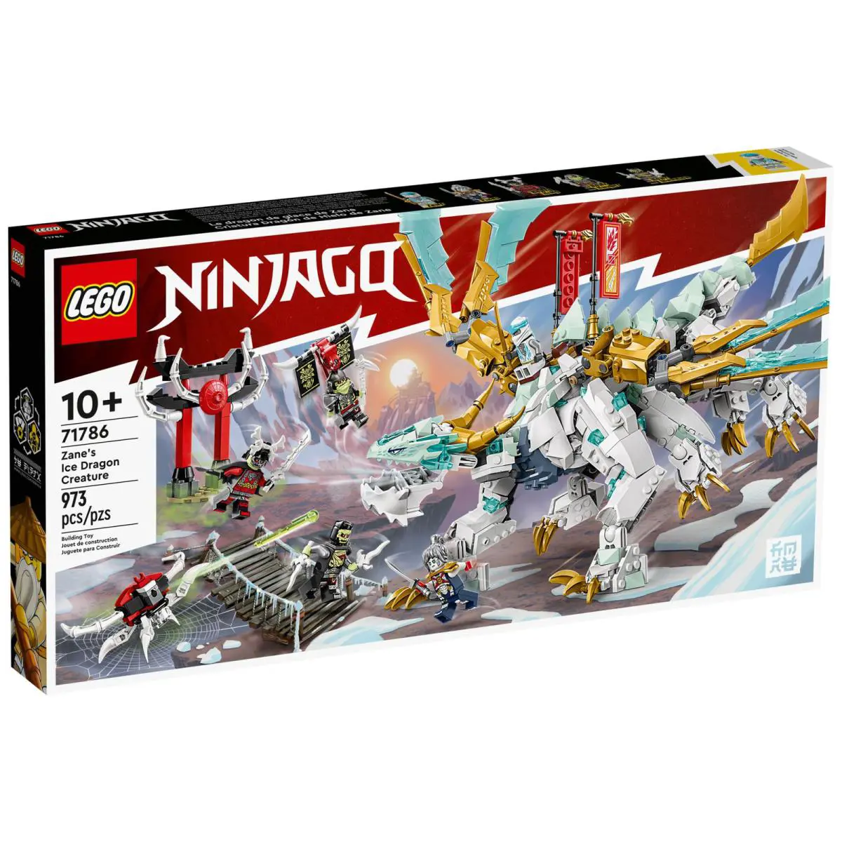 Lego Ninjago Sets: 71786 Zane s Ice Dragon Creature