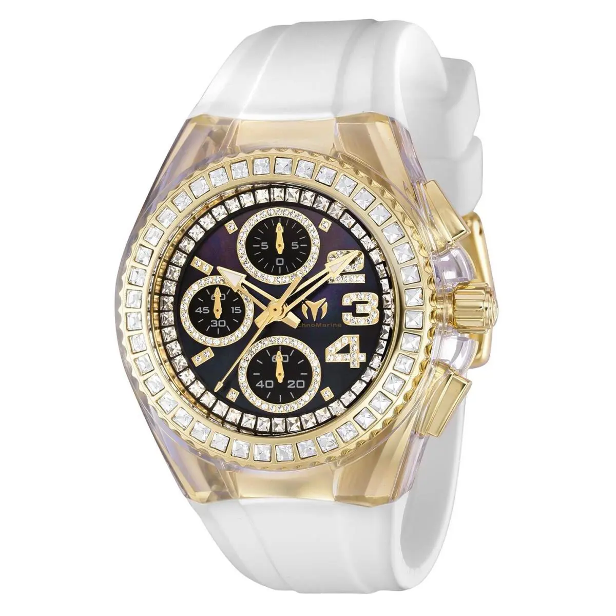 Technomarine TM-121059 Cruise Glitz 40m Gold with Stones by TechnoMarine