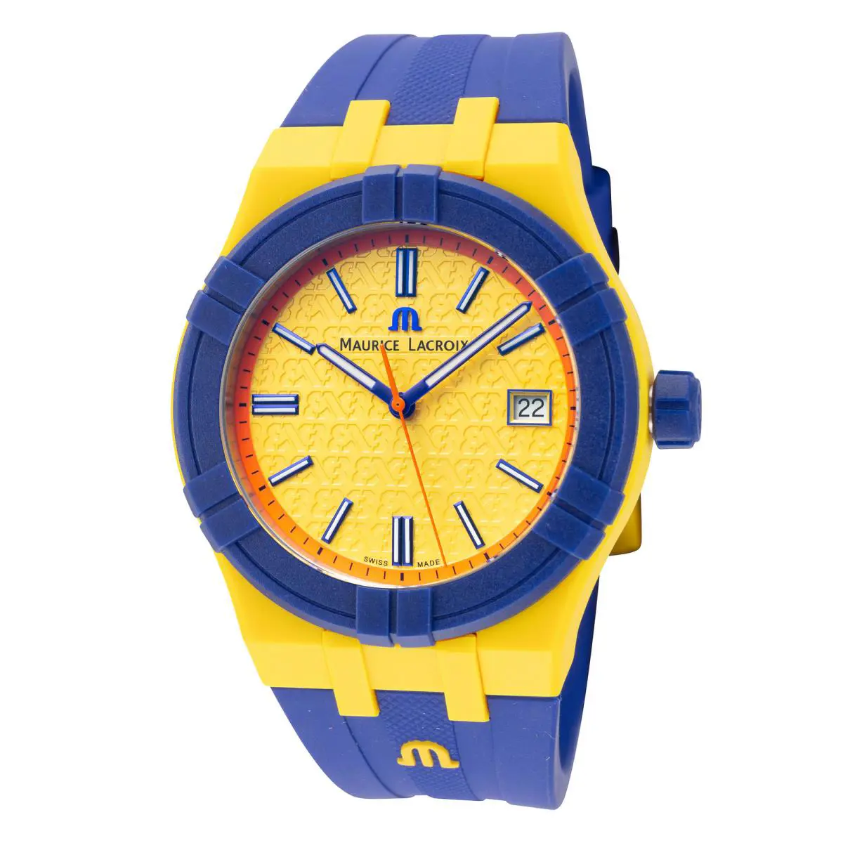 Men`s Aikon Tide 40mm Quartz Watch AI2008-68YZ8-800-0 by Maurice Lacroix