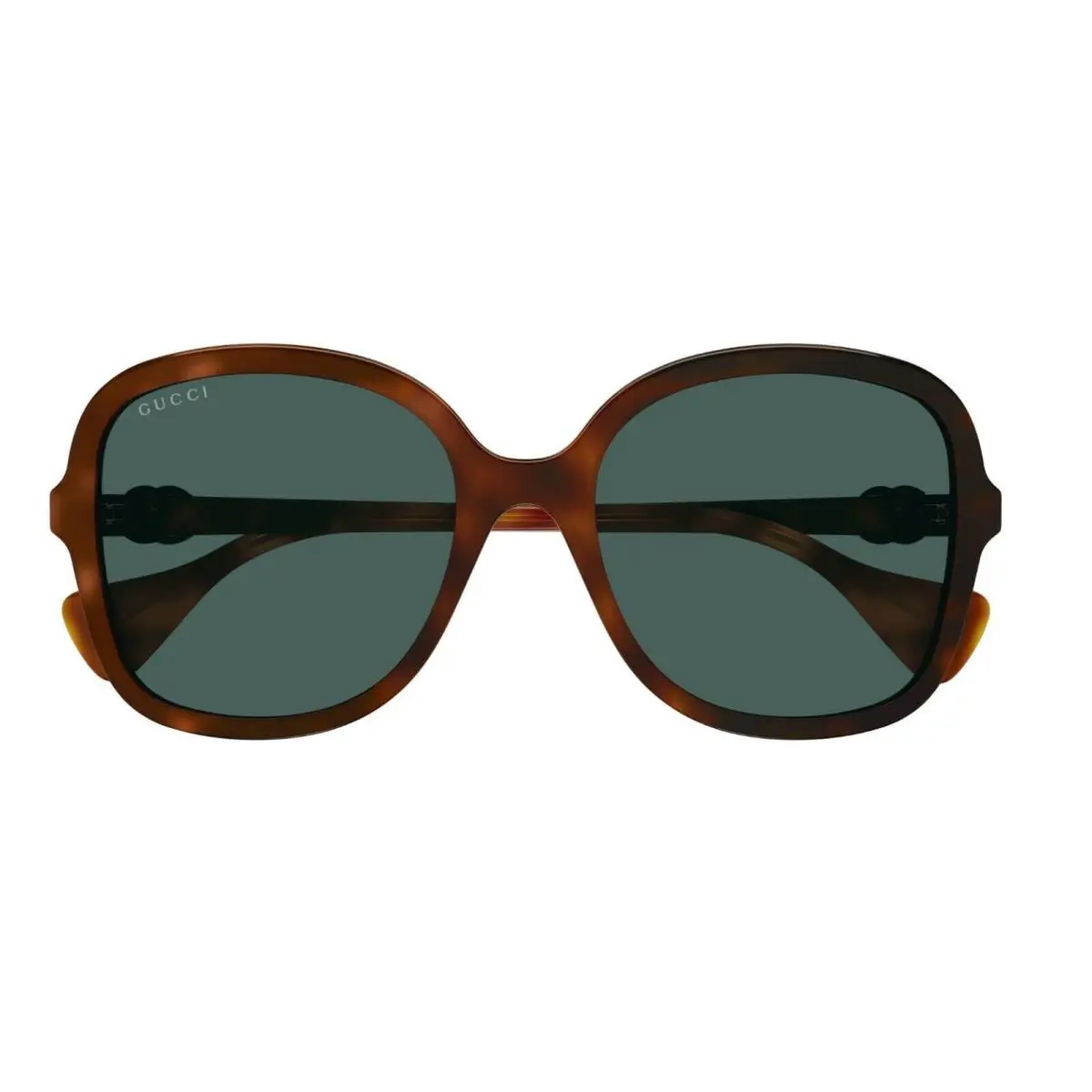 Gucci GG1178S 003 Women`s Havana / Green Sunglasses