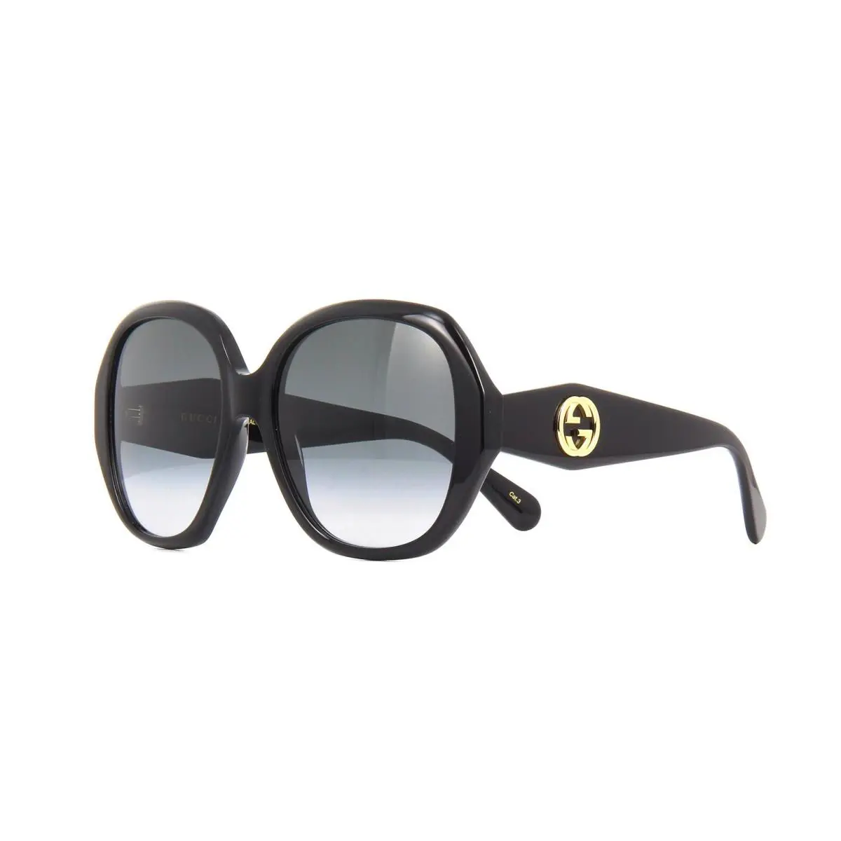 Gucci GG0796S Black/grey Shaded 001 Sunglasses