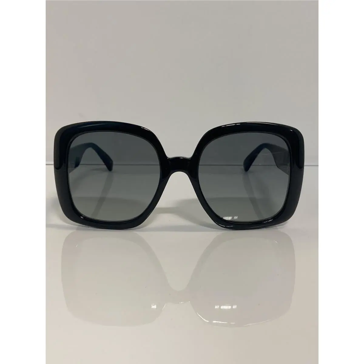 Gucci GG0713S 001 Black Bold w. Red Green Stripe Woman’s Sunglasses