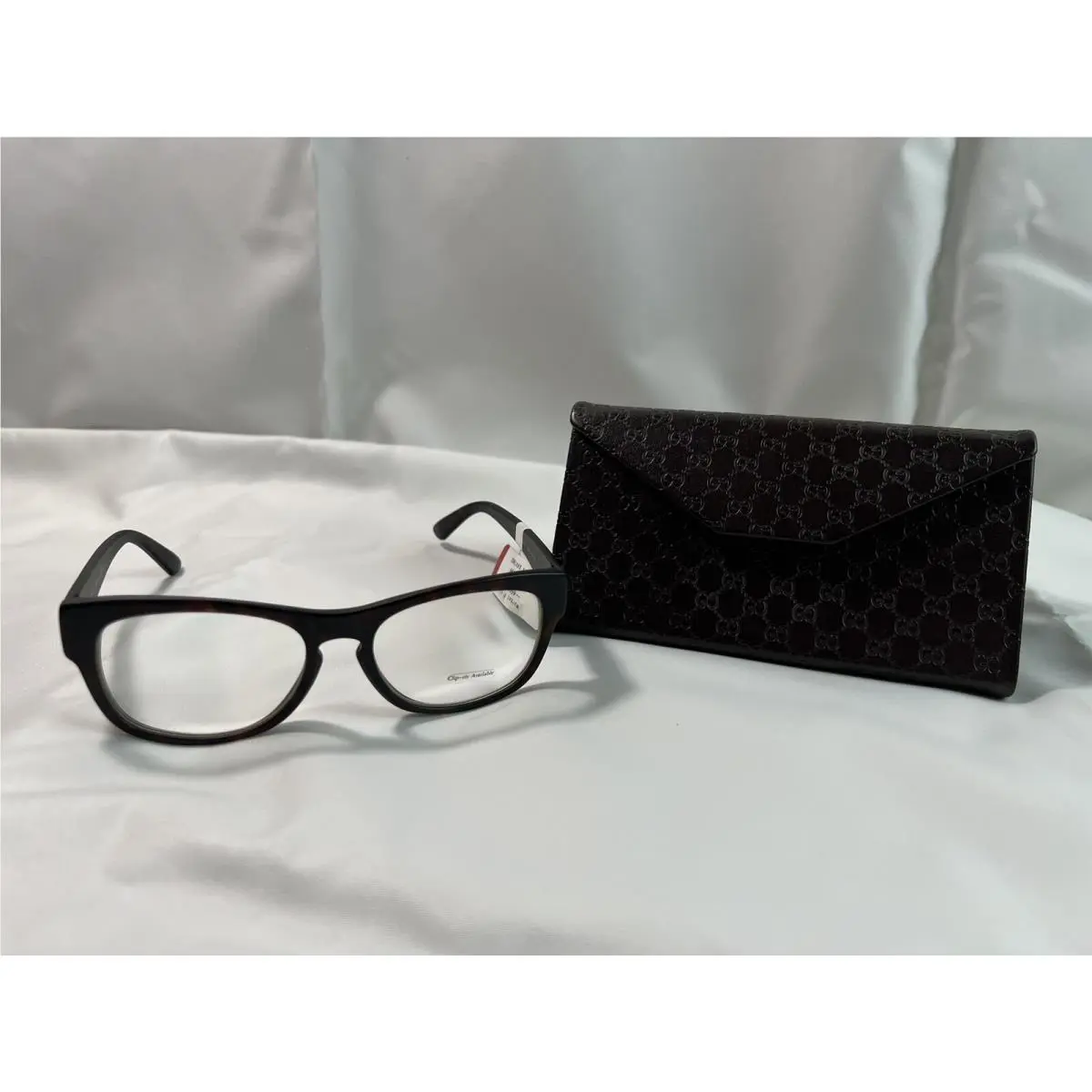 Gucci Eyeglasses-gg 3630/S Brown Unisex Clip-on with Case No Cloth