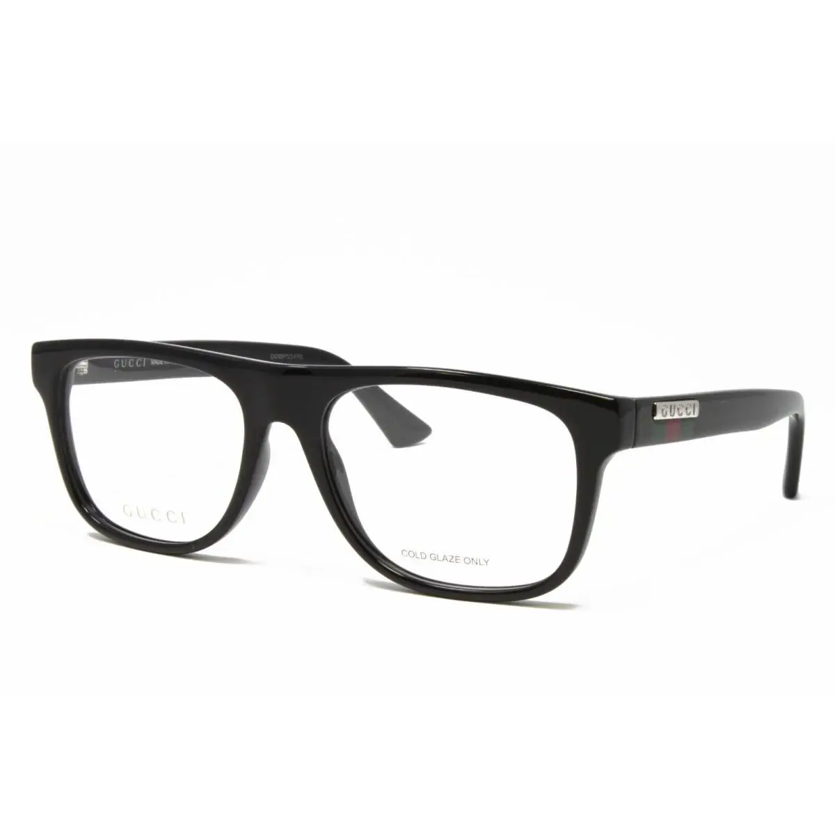 Gucci Optical Men`s Eyeglasses Square Plastic Frame GG1117O-001 Black 56mm