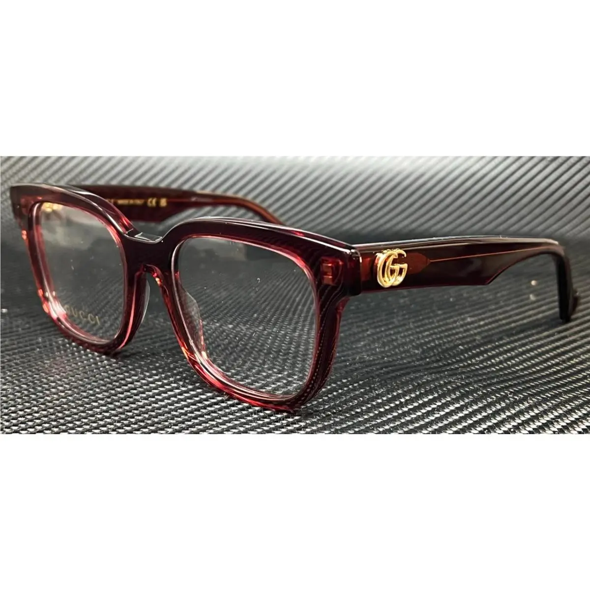 GG0958O 006 Burgundy Women`s 52 mm Eyeglasses by Gucci