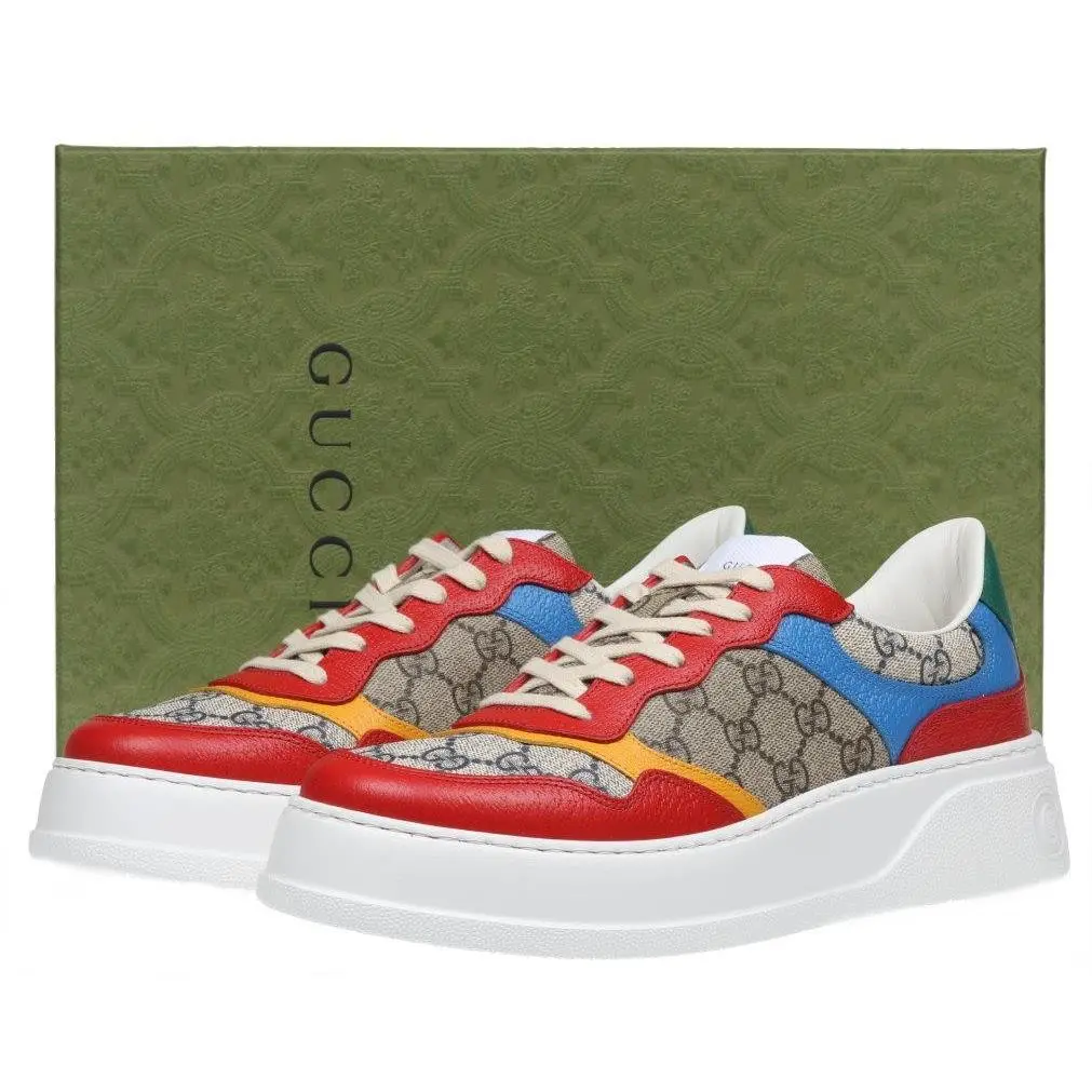 Men`s GG ssima Platform Sneakers Shoes 7/US 7.5 by Gucci