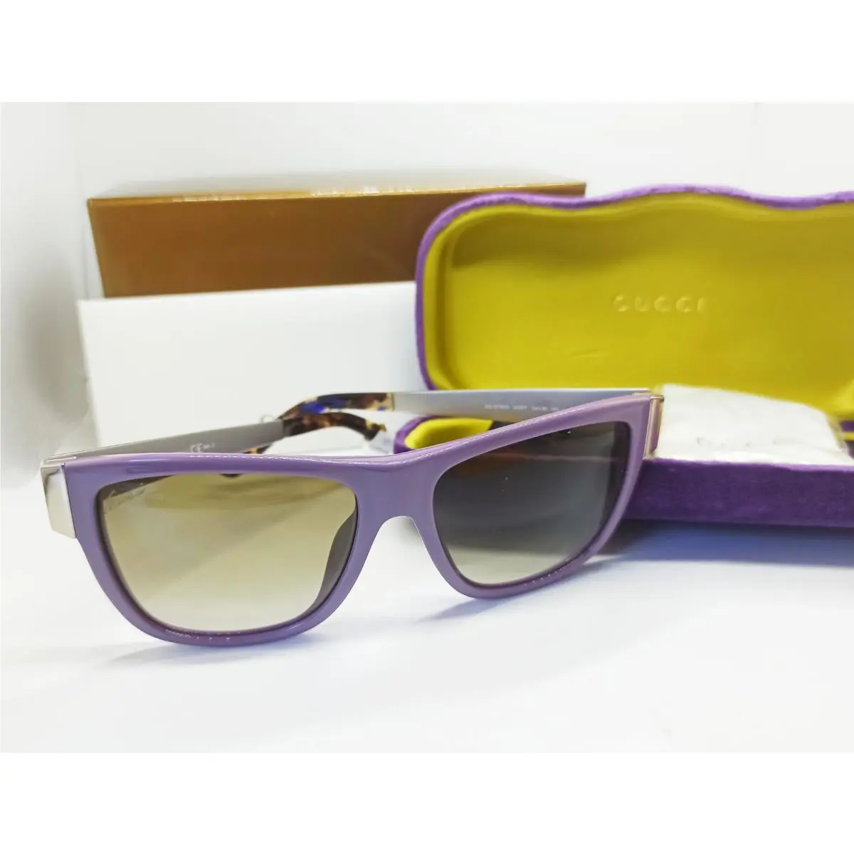 Gucci Sunglasses GG3718S IJQ6Y Violet/sand Brown Gradient 54mm