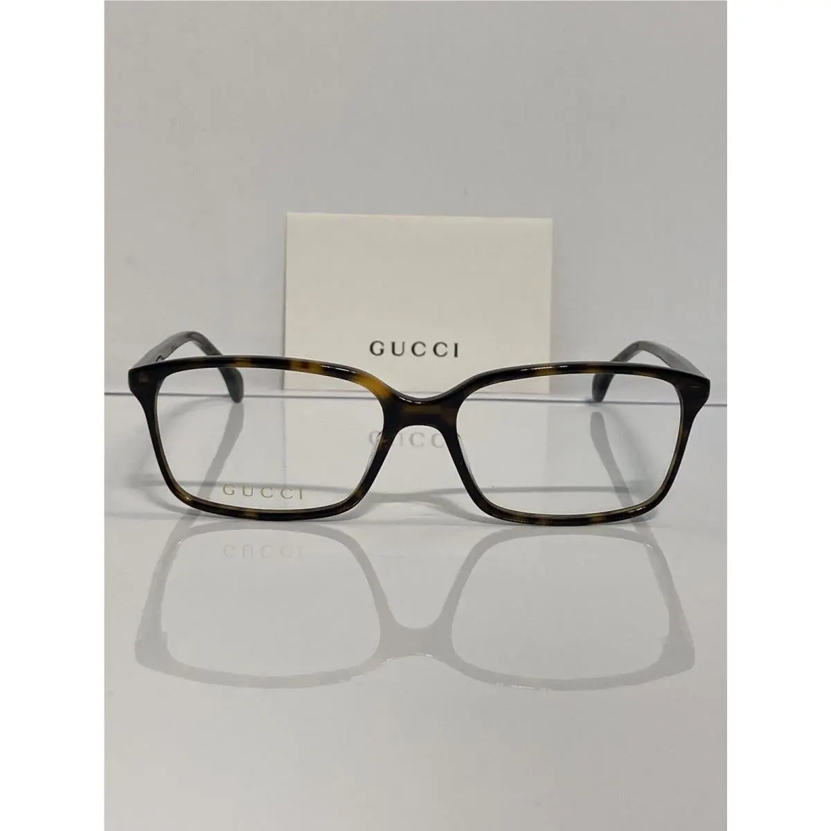 Gucci GG05530A 002 Havana Thin Acetate Eyeglasses 52mm