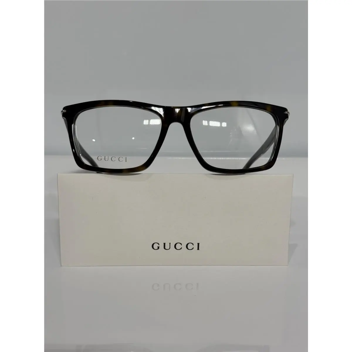 GG1445O 002 Havana Unisex Acetate Eyeglasses 56mm by Gucci