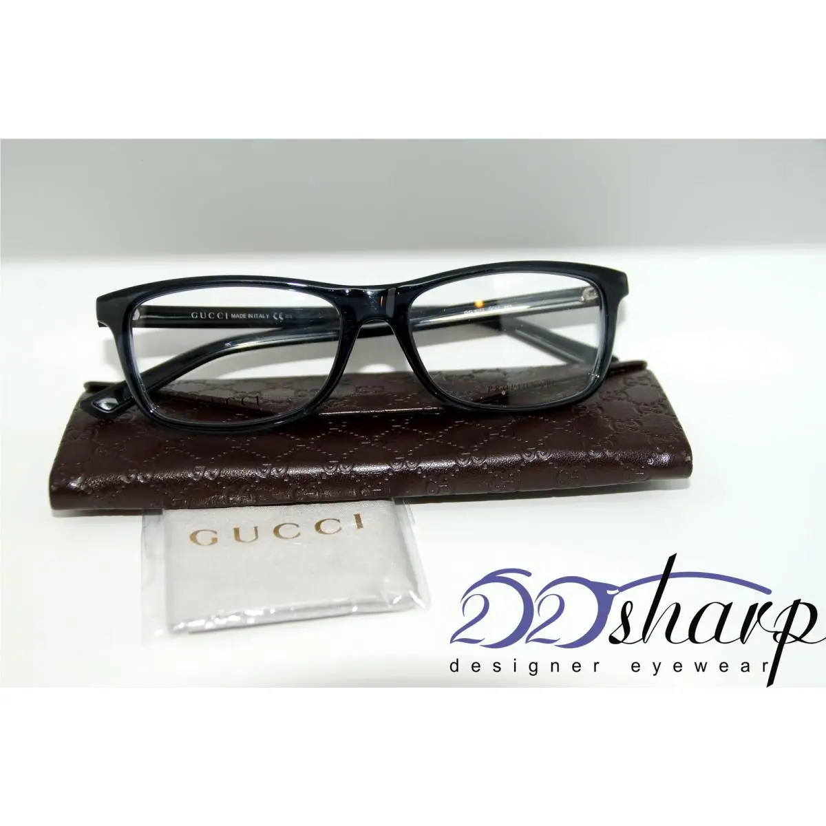 Gucci Eyeglasses-gucci 1071 5CM Blue Black